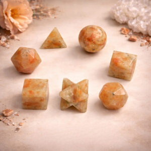 Sunstone Platonic Sacred Geometry Set of 7