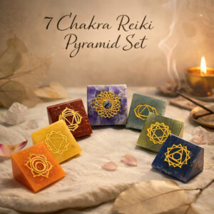 7 chakra Reiki Pyramid Set