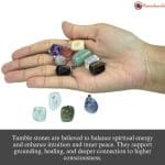 Natural Tumble Stone Pendant Set of 12