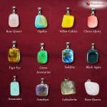 Natural Tumble Stone Pendant Set of 12