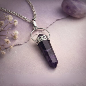 Amethyst Double Terminated Pendant