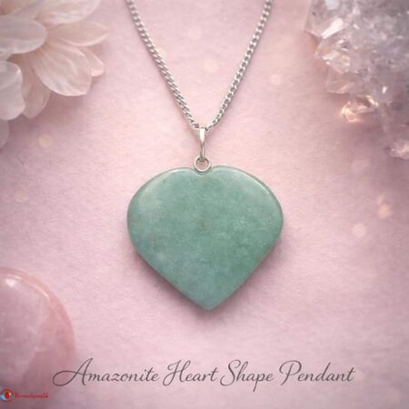 Amazonite Heart Shape Pendant