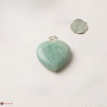 Amazonite Heart Shape Pendant