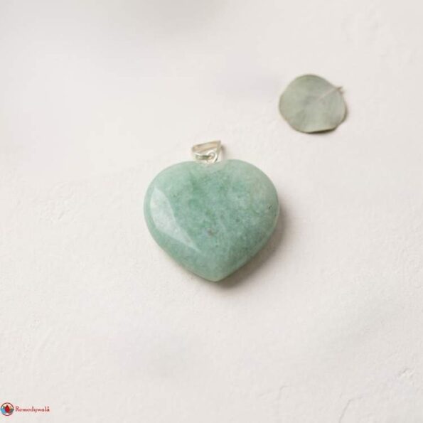 Amazonite Heart Shape Pendant