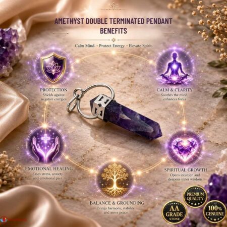 Amethyst Double Terminated Pendant