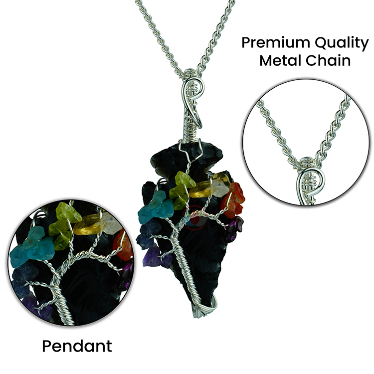 Rainbow Chakra Tree of Life Necklace – The Wistful Woods