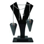 Black Tourmaline Crystal Dowsing Pendulum