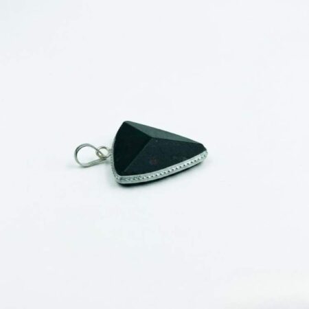 Black Tourmaline Frame Pendant