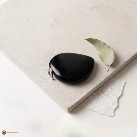 Black Tourmaline Heart Shape Pendant