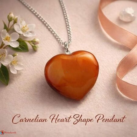 Carnelian Heart Shape Pendant