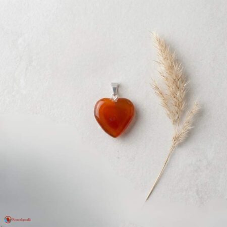 Carnelian Heart Shape Pendant