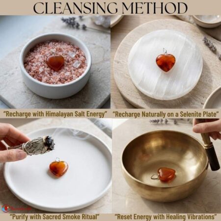 Carnelian Heart Shape Pendant