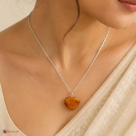 Carnelian Heart Shape Pendant