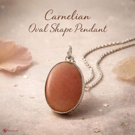 Carnelian Oval Shape Pendant