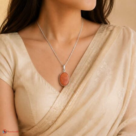 Carnelian Oval Shape Pendant