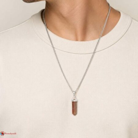 Cherry Quartz Double Terminated Pendant