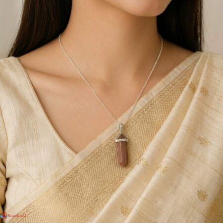 Cherry Quartz Double Terminated Pendant
