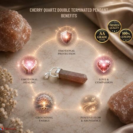 Cherry Quartz Double Terminated Pendant