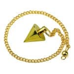 Golden Color Cone Shape Metal Pendulum