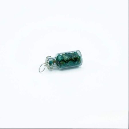 Green Aventurine Chip Stone Bottle Pendant