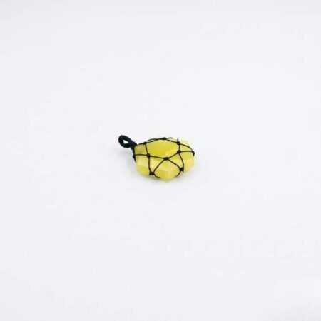 Green Calcite Thread Cage Wrapped Pendant
