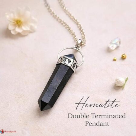 Hematite Double Terminated Pendant