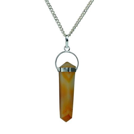Red Carnelian Double Terminated Pendant