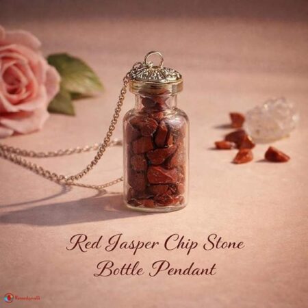 Red Jasper Chip Stone Bottle Pendant
