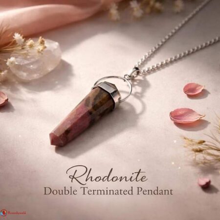 Rhodonite Double Terminated Pendant