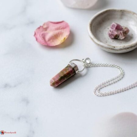Rhodonite Double Terminated Pendant