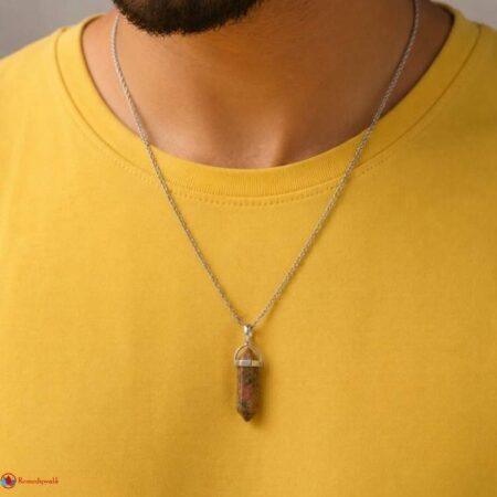 Rhodonite Double Terminated Pendant