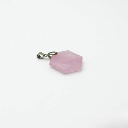 Rose Quartz David Star Shape Pendant