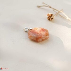 Sunstone David Star Shape Pendant