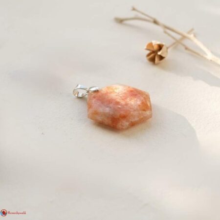 Sunstone David Star Shape Pendant