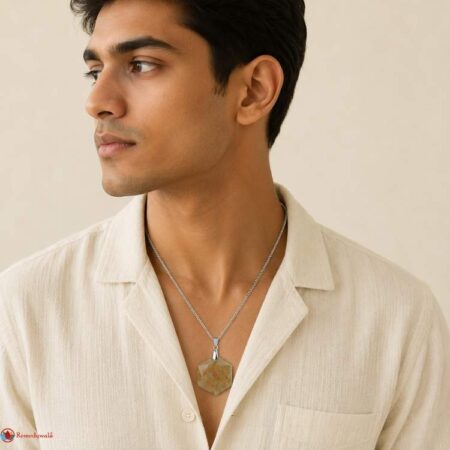 Sunstone David Star Shape Pendant