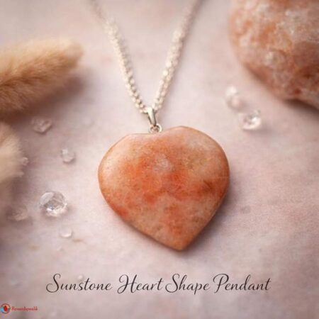 Sunstone Heart Shape Pendant