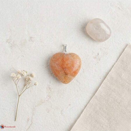 Sunstone Heart Shape Pendant