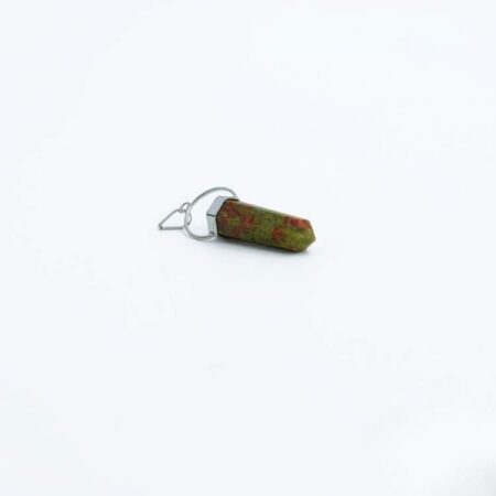 Unakite Double Terminated Pendant