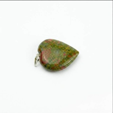 Unakite Heart Shape Pendant