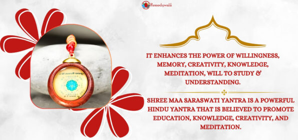 Shree Maa Saraswati Wooden Base Yantra