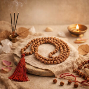 5 Mukhi Rudraksha Mala/ Five Face Rudraksha Mala with Certificate