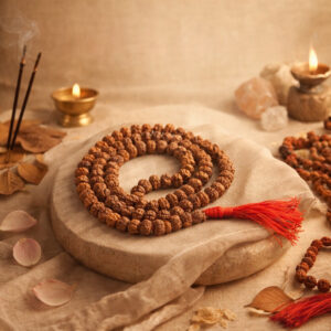 7 Mukhi Rudraksha Mala/Seven Face Rudraksha Mala with Certificate