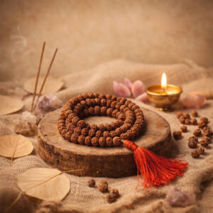 8 Mukhi Rudraksha Mala/Eight Face Rudraksha Mala with Certificate
