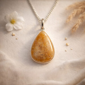 Golden Quartz Pendant