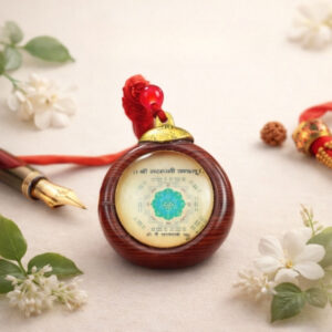 Shree Maa Saraswati Wooden Base Yantra