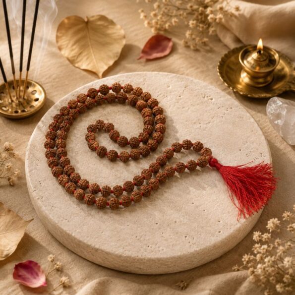 9 Mukhi Rudraksha Mala/Nine Face Rudraksha Mala with Certificate