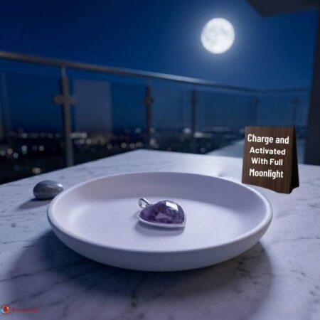 Amethyst Heart Shape Small Pendant