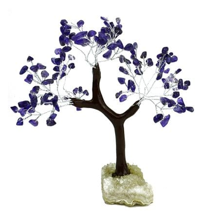 Amethyst Tree 150 Beads Rough Stone Base