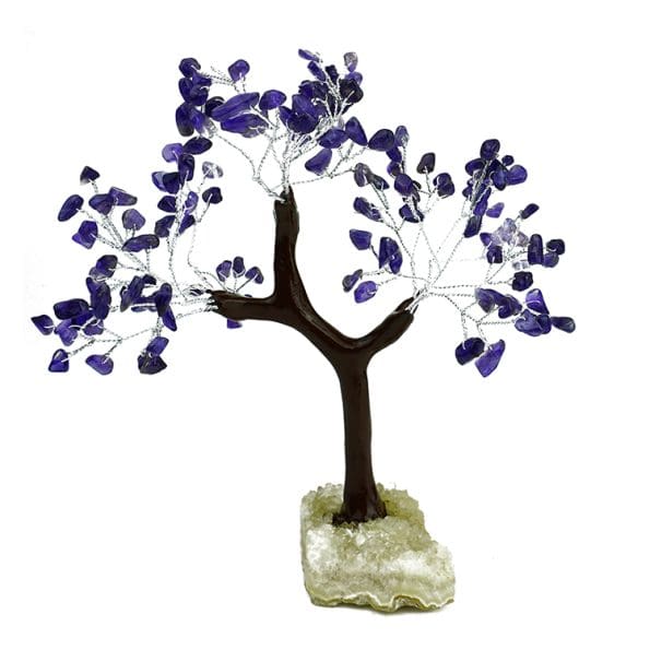 Amethyst Tree 150 Beads Rough Stone Base