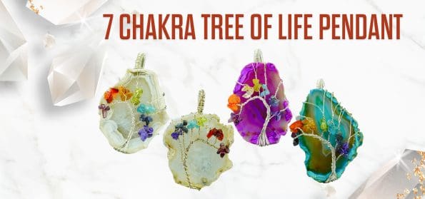 Green Color Agate 7 Chakra